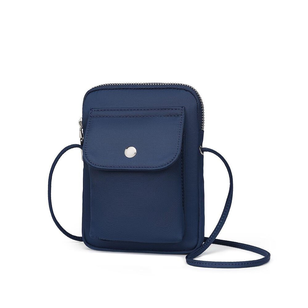 2632 Nylon Crossbody Lanyard Mobile Phone Bag Stylish Accessory